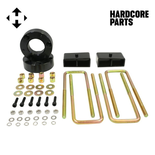 3F+2R Leveling Lift Kit Compatible with Chevy GMC 3 Front and 2 Rear Leveling Lift Kit Strut Spacers Compatible with 2007-2019 Silverado GMC Sierra 1500